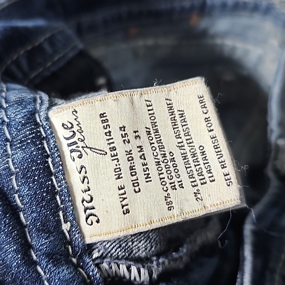 Miss Me Slim Bootcut Jeans Embellished‎ Size 28 - Picture 4 of 8